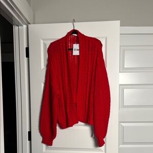 Princess Polly Vibrant Red Cardigan